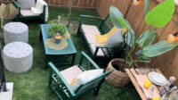 Townhouse Backyard Makeover on a Budget; Renter-Friendly Ideas